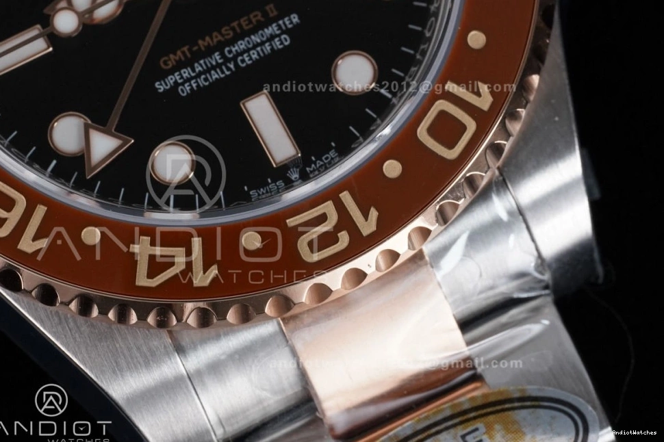 Bracelet on ARF FastDry 1:1 GMT RG SS Edition V SH3285 II Master 904L Best New SS CHNR 855 126711 0803